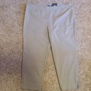 Roz & Ali Women's Plus Size Pull Up Pants  NWT